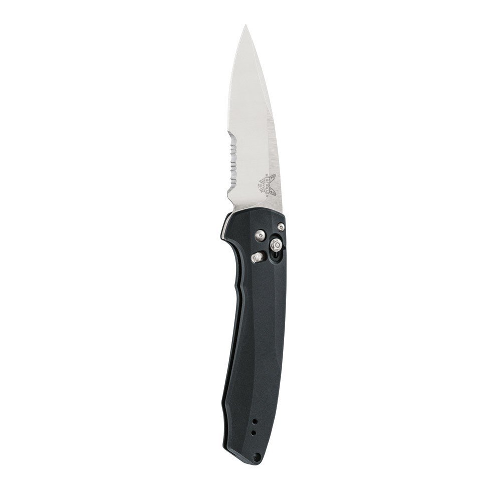 Benchmade Arcane 3.2&quot; Flipper AXIS-Assist Knife / Black Aluminium / Satin Serrated / S90V  (Previously Owned)