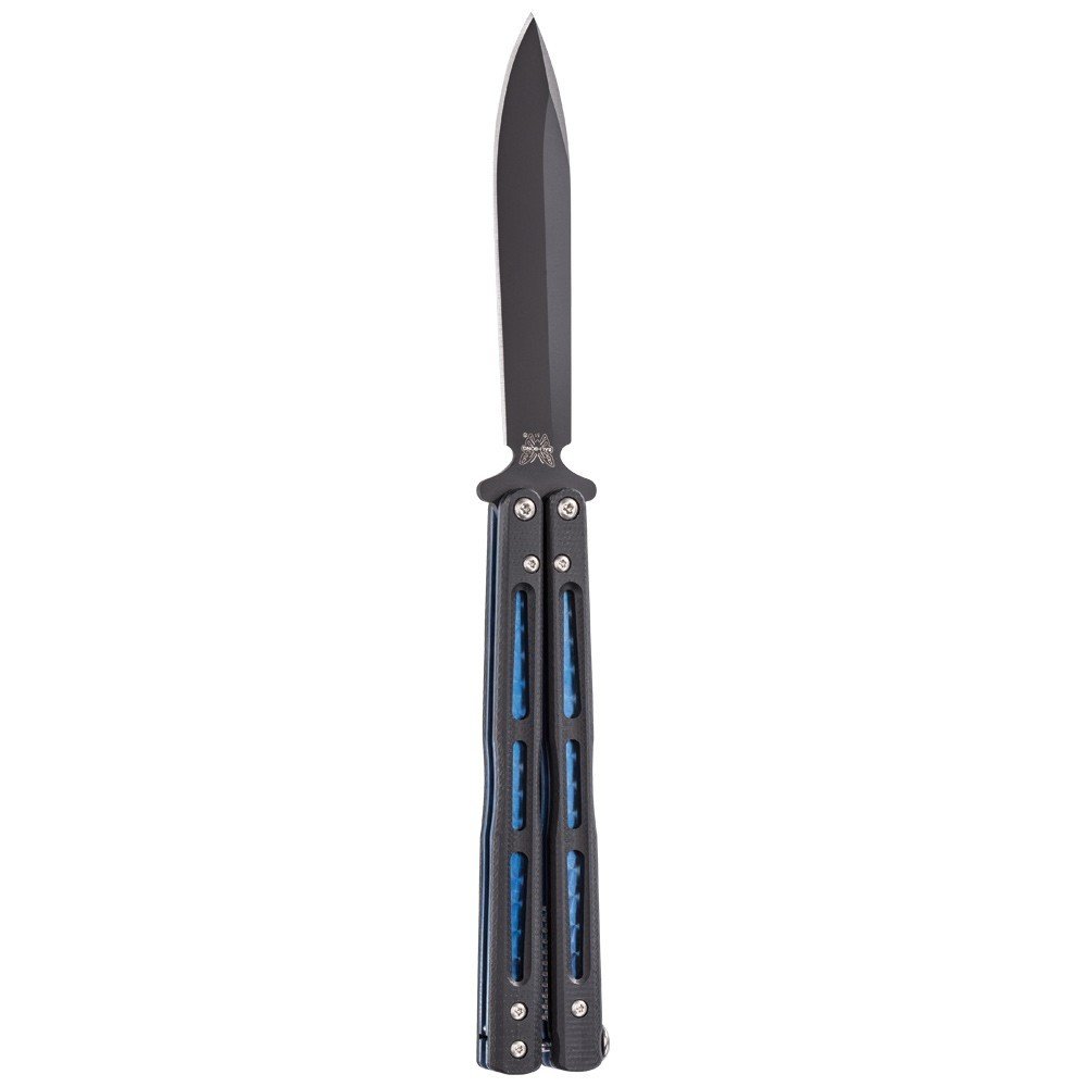 Benchmade Morpho 4.25&quot; Balisong Butterfly Knife / Black / G10 Handle (Discontinued)