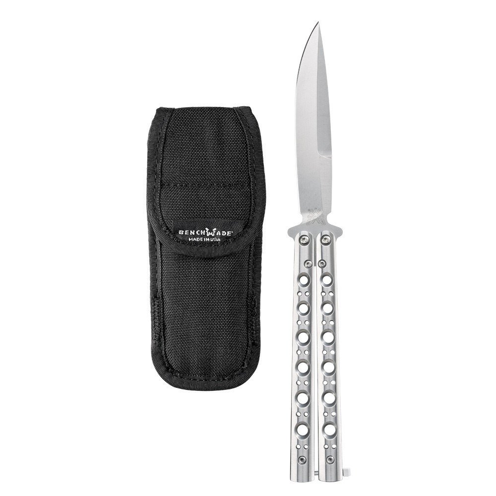 Benchmade 62 Balisong 4.25&quot; Weehawk Butterfly Knife / Satin / Stainless Steel ( Discontinued )