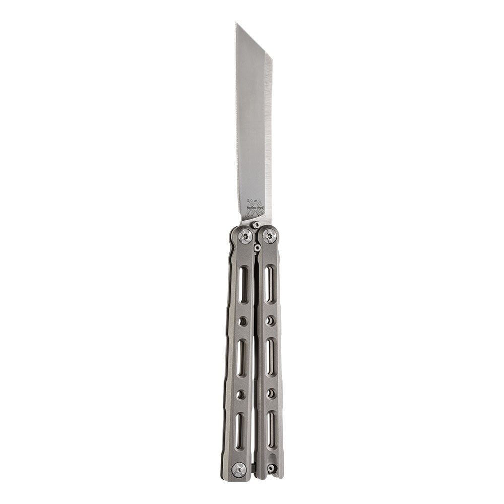 Benchmade 87 BaliSong 4.5&quot; Butterfly Knife / Titanium / Satin / Stainless Steel ( Discontinued )