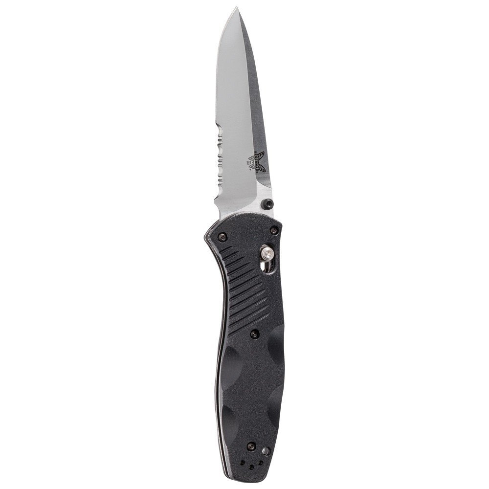 Benchmade Barrage 3.6&quot; AXIS-Assist Knife / Satin Serrated / Black ( Discontinued )