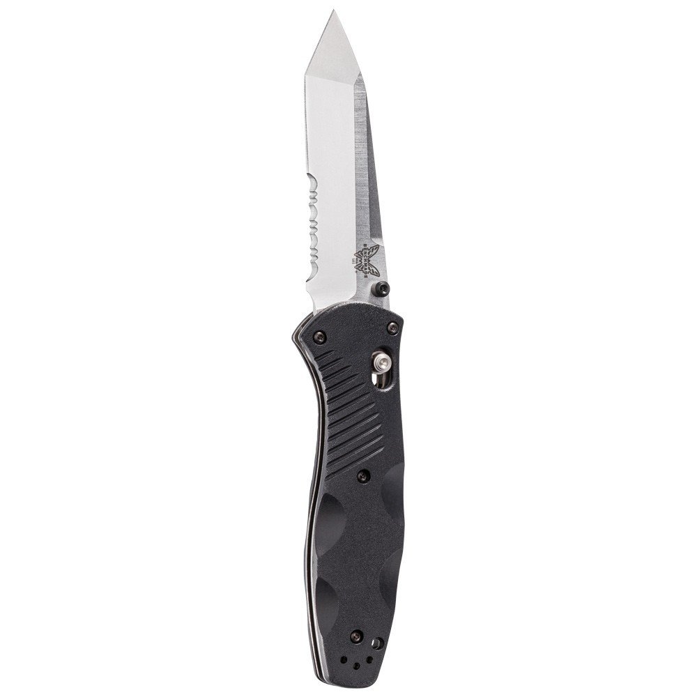 Benchmade Barrage Tanto 3.6&quot; AXIS-Assist Knife / Satin Serrated / Black (Discontinued)