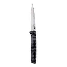 Benchmade Fact 3.95" AXIS Lock Knife / Satin / Black Aluminum