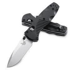 Benchmade Mini Barrage 2.91&quot; AXIS-Assist Knife / Satin / Black