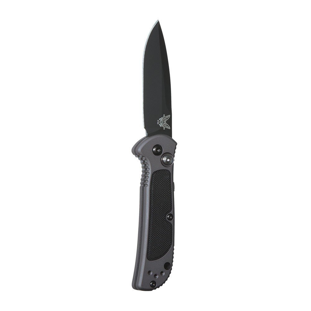 Benchmade Mini Coalition 2.9&quot; Automatic Knife / Black / Gray-Black G10 ( Discontinued )