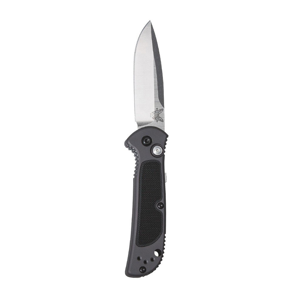 Benchmade Mini Coalition 2.9&quot; Automatic Knife / Satin / Gray-Black G10 ( Pre Owned )