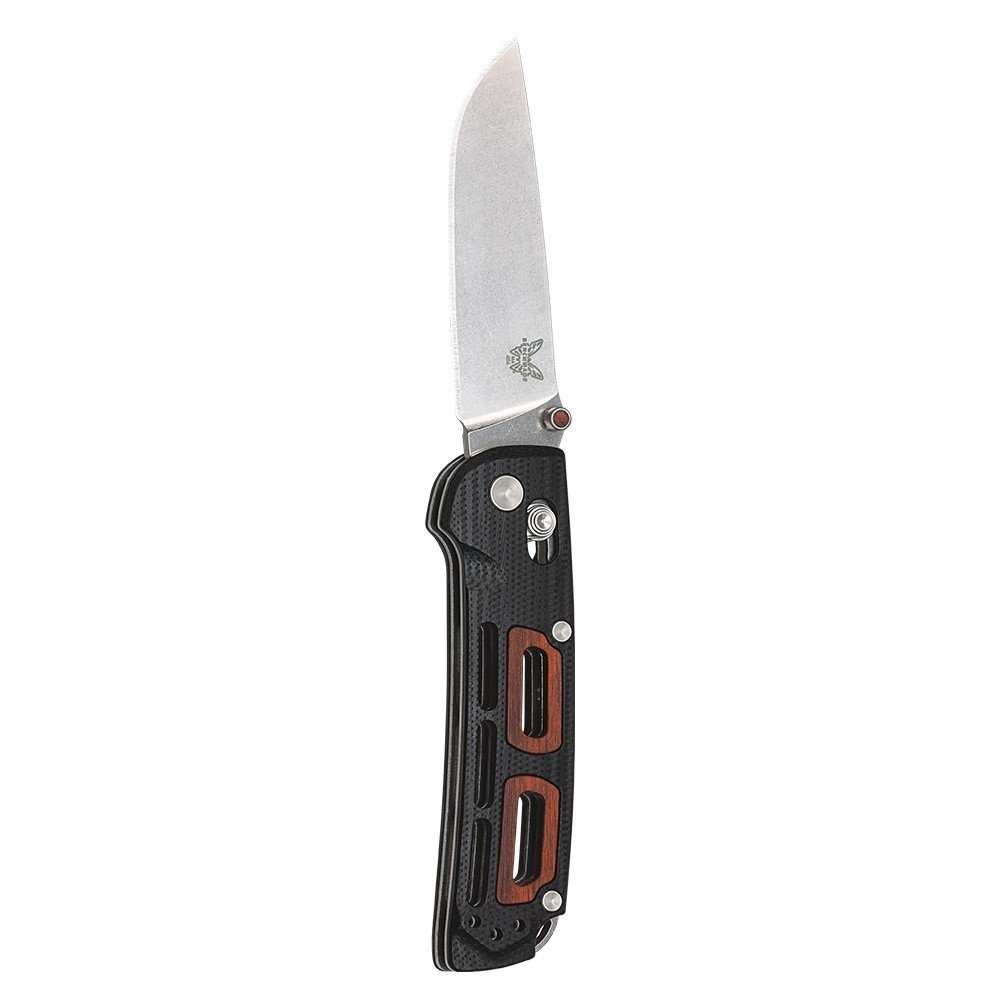 Benchmade Saibu 2.98&quot; AXIS Lock Knife / Black G10 / Satin / Cocobolo / 20CV ( Discontinued )