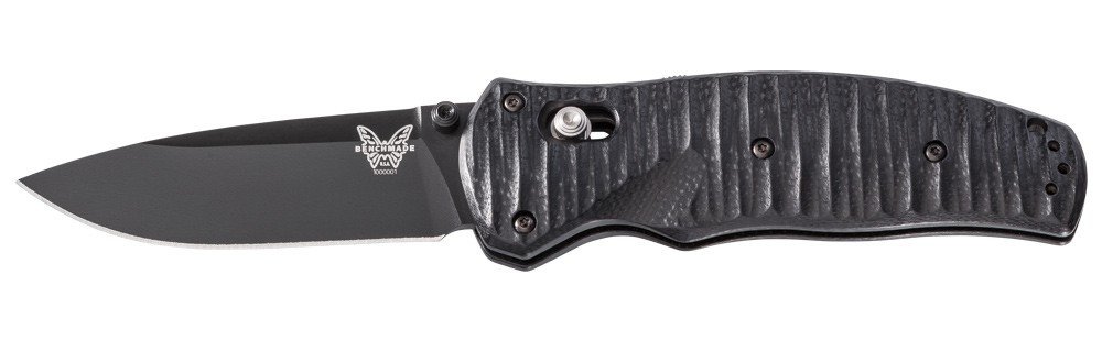 Benchmade Volli 3.26&quot; AXIS Spring Assisted Knife / Black G10 / Black (Discontinued)