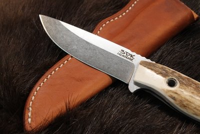 3DK MAK 4" Fixed Drop Point, M390 Blade / Elk Handle