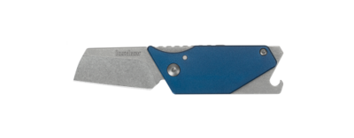 Kershaw Sinkevich Pub 1.6&quot; Friction Lock Knife, Blue G-10 / Stonewash ( Discontinued )