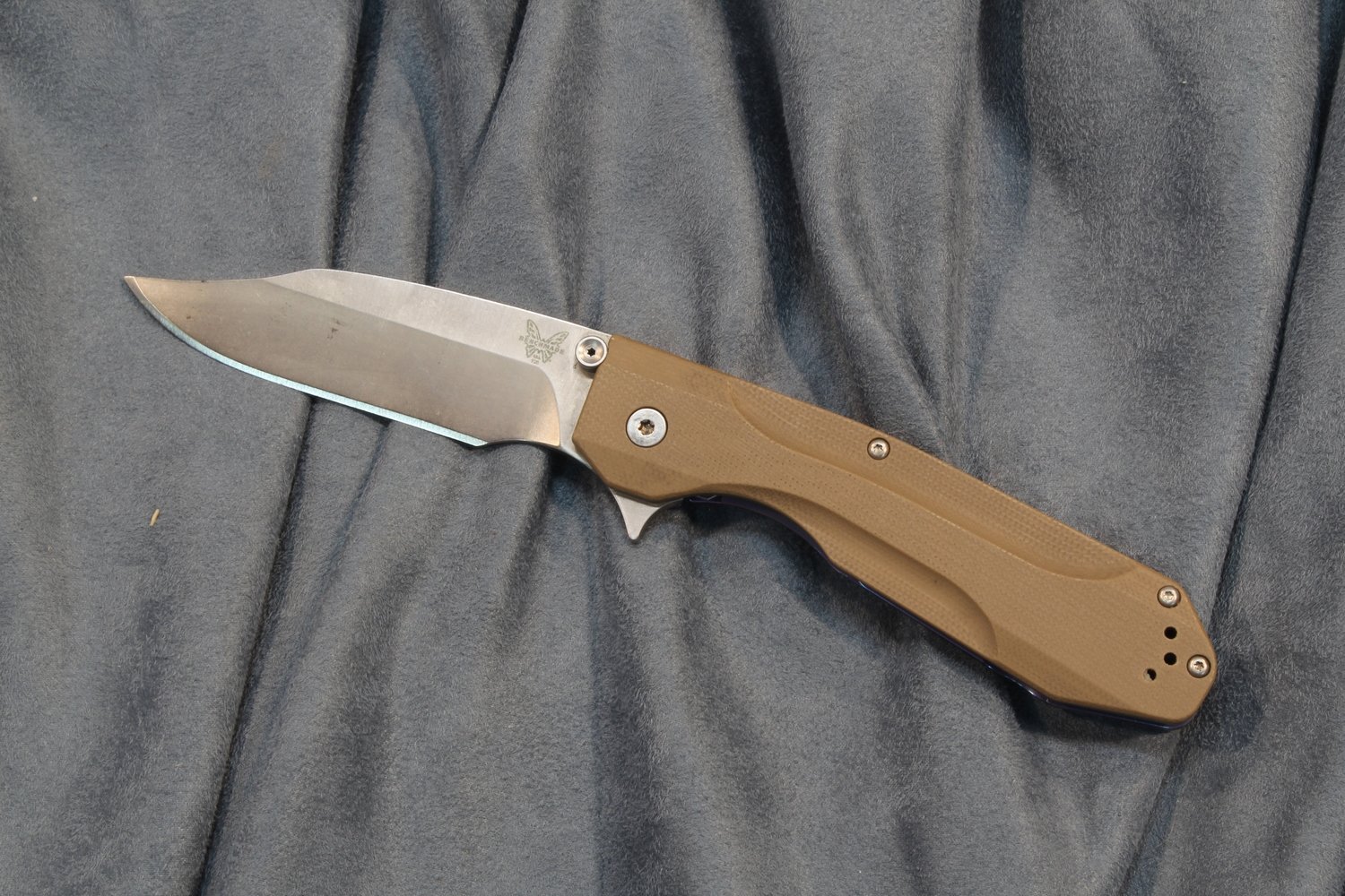 Benchmade Proxy 3.87” Framelock Knife / Sand G10 / Titanium / Satin (Pre-Owned)