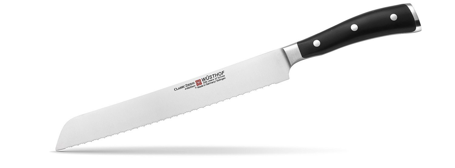 Wüsthof Classic Ikon 9&quot; Double Serrated Bread Knife