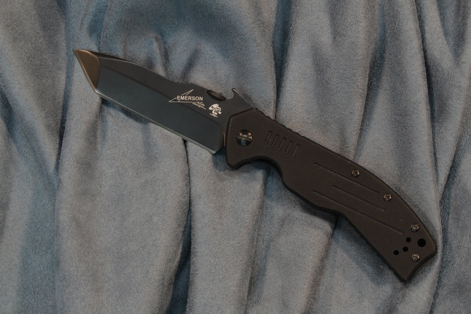 Kershaw CQC-8K 3.5&quot; Tanto Liner Lock Folder, Black / Black G-10 ( Pre Owned )