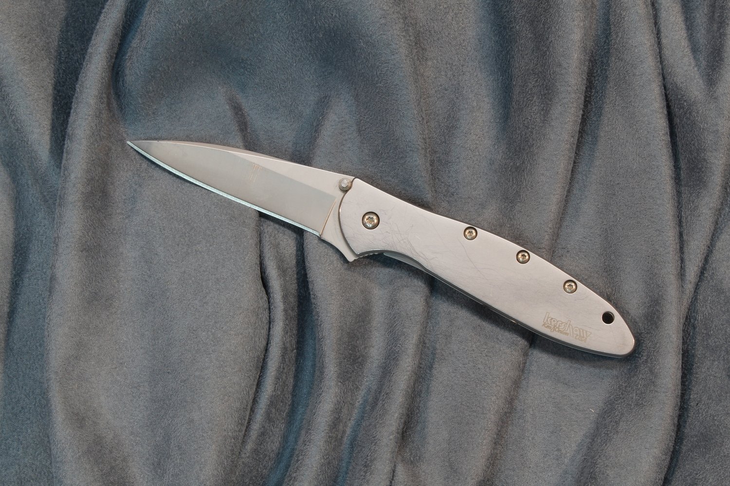 Kershaw Leek 3&quot; Assisted Opening Knife, Bead Blast ( Pre Owned )