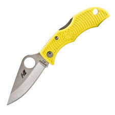 Spyderco Ladybug 3 Salt 1.94&quot; Knife, Yellow FRN / Satin