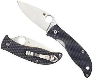 Spyderco Polestar 3.3&quot; Liner Lock Knife, Gray G-10 / Satin
