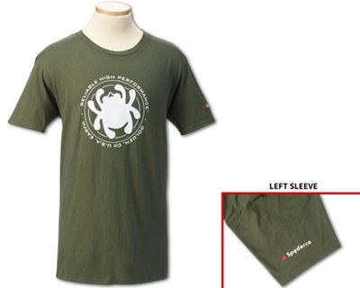 Spyderco T-Shirt Green Bug Medium