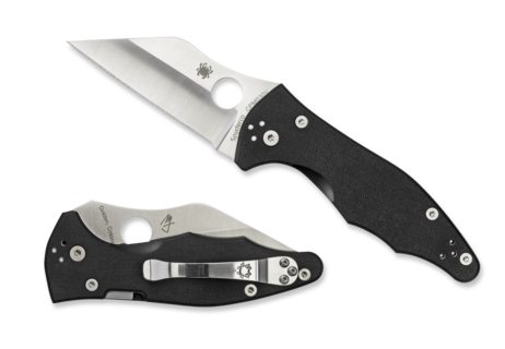 Spyderco Yojimbo 2 3.125&quot; Knife, Black G-10 / Satin