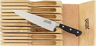 Cooking Pleasures 13 Slot Bamboo Drawer Block