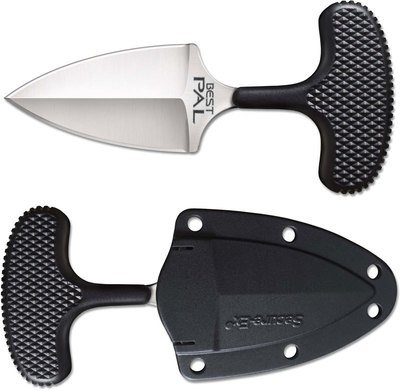 Cold Steel Urban Edge Push 2.5" Dagger, Plain Blade / Kray-Ex Handle