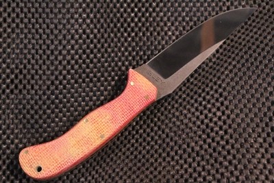 Isley Blades M7A 4.37" Fixed Blade Knife, Tequila Sunrise Micarta / A2