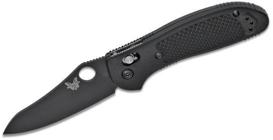 Benchmade Griptilian 3.45&quot; AXIS Lock Knife / Black / Black / S30V / HG ( Discontinued )