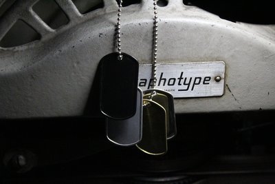 Custom dog tag