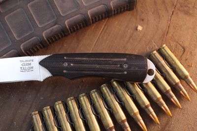 Camillus Cuda Talon 3.5" Fixed Blade / Black G10 / Satin Talonite ( Pre Owned )