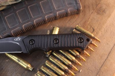 Zero Tolerance 0160 5" Shifter Fixed Blade/ Black Textured G-10 / Black Sandvik ( Pre Owned )