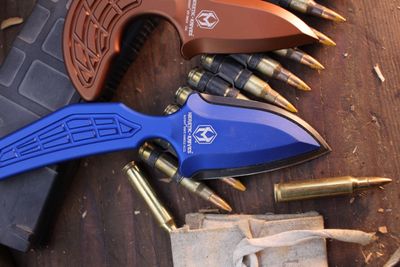 Heretic Knives Sleight Push Dagger Set / Anodized Aluminum / Blackwashed 20CV ( Pre Owned )