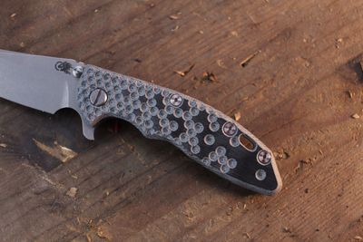 3DK XM-18 Hinderer Black Micarta Show Scale