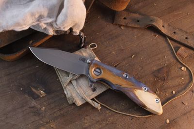 Hinderer XM-18 3.5" Framelock Flipper / 3DK Composite Mammoth Ivory &amp; Battle Bronze Titanium / Working Finish MagnaCut