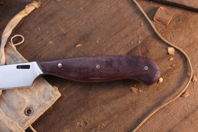 Mark Couch Slim Utility 4" Fixed Blade / Dyed Maple / Satin 52100