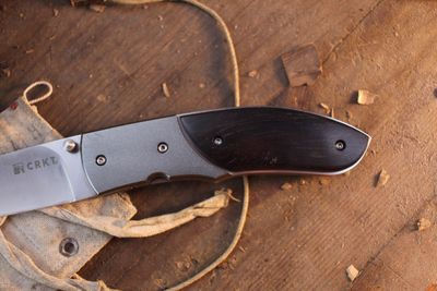 CRKT Kommer 30-30 3" Linerlock Folder / Ebony / Satin 4116 ( Pre Owned )