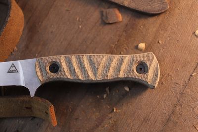 Alaska Blade Works Kenai 9” Filet / OD Green Canvas Micarta / Stonewashed S45VN