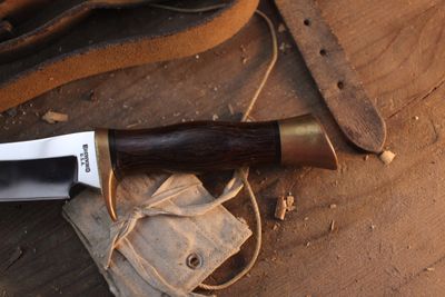 Browning Vintage 5518 Sportsman 5.5" Fixed Blade / Rosewood &amp; Brass / Satin 440C ( Pre Owned )