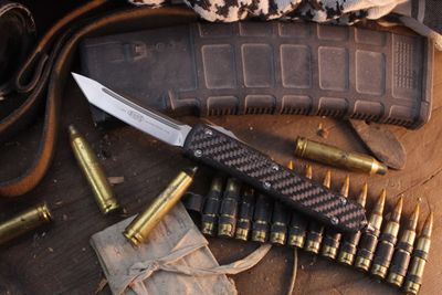 Microtech Ultratech T/E 3.4" OTF AUTO / Carbon Fiber / Satin ( Pre Owned )