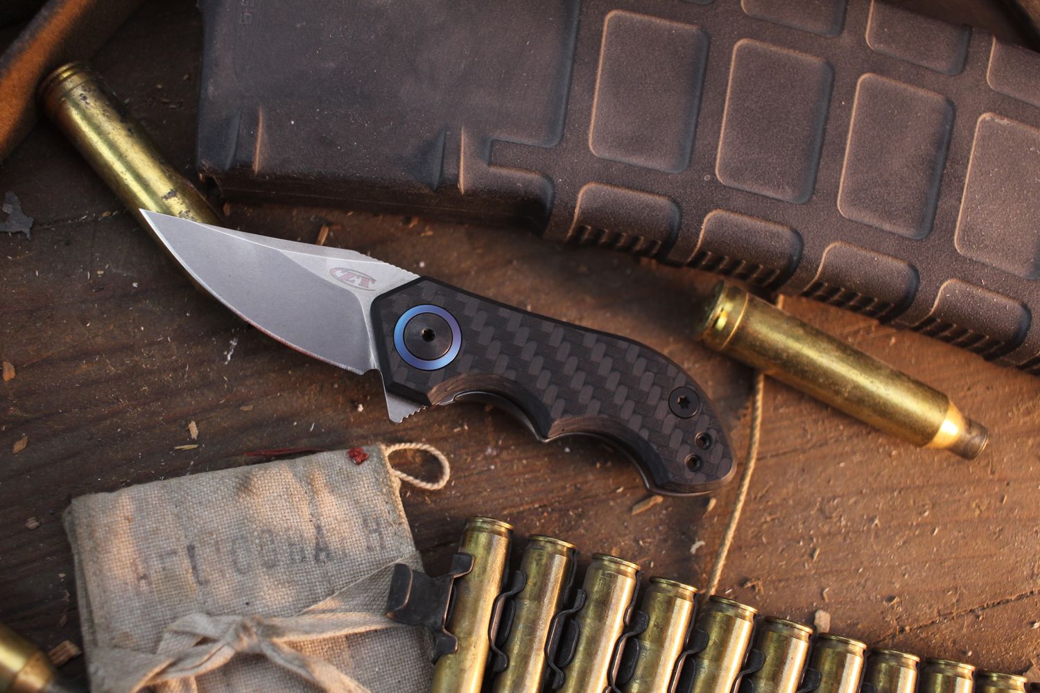 Zero Tolerance 0022 1.8" Framelock Flipper / Carbon Fiber / Stonewashed 20CV ( Pre Owned)