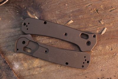 LynchNW Benchmade Bailout Midnight Bronze Cerakote Titanium Scales