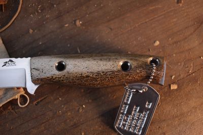 3DK MAK 4" Fixed Drop Point, Wiped M390 Blade / Oosik Handle