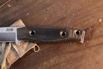 3DK MAK 4" Fixed Drop Point, M390 Blade / V1 Black Micarta Handle ( Pre Owned 0