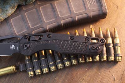 Microtech MSI 3.8" Ram-Lok Folder / Tactical Black Polymer / Black M390MK