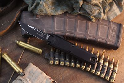 Microtech UTX-85 Gen IV S/E OTF Auto / Black Aluminum / Black M390MK