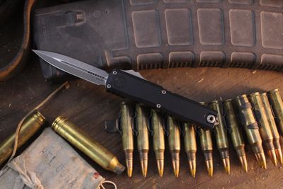 Microtech UTX-70 Gen IV D/E 2.5" OTF AUTO / Black Aluminum / Apocalyptic M390MK
