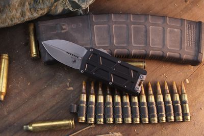 Microtech Exocet II D/E 2.3" OTF AUTO / Black Machined Aluminum / Apocalyptic M390MK