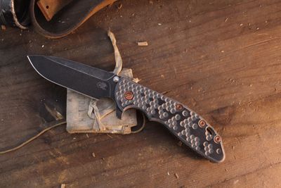 3DK Hinderer XM-24 Black Micarta Show Scale 3DK Hinderer XM-24 Black Micarta Show Scale