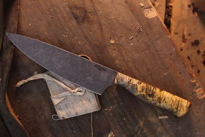 907 Knives Chef 6.5 / Amboyna Burl / AEB-L