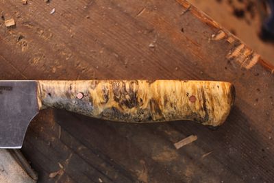 907 Knives Chef 6.5 / Amboyna Burl / AEB-L