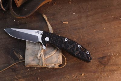3DK Hinderer XM-18 3.25" Milled Carbon Fiber Show Scale