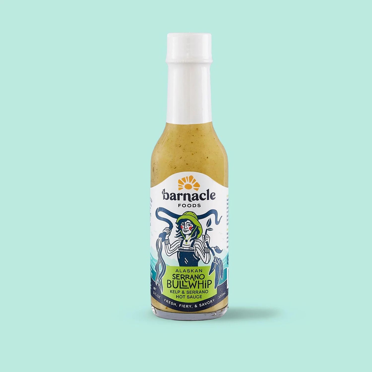 Barnacle Foods Alaskan Bullwhip Kelp Serrano Hot Sauce